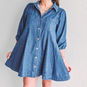Free People Get Free Denim Mini